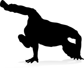 Street Dance Dancer Silhouette