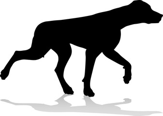 Dog Silhouette Pet Animal