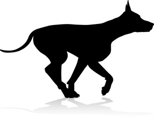 Dog Silhouette Pet Animal