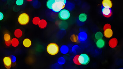 blurred lights abstract color background          
