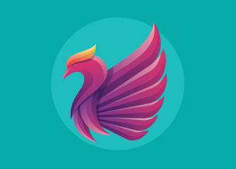 Phoenix logo vector ilustration