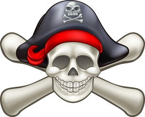 Skull and Cross Bones Pirate