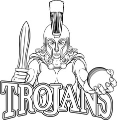 Spartan Trojan Gladiator Cricket Warrior Woman