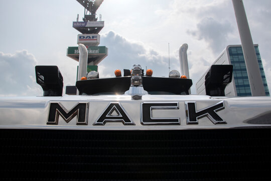 Mack Truck At Amsterdam The Netherlands 21-8-2021