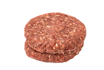 the fresh burger beef meat