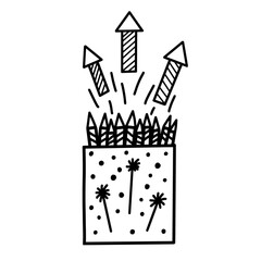 Celebration petard fireworks 