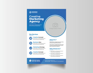 Obraz premium Corporate business flyer template