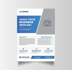 Fototapeta na wymiar Corporate business flyer template