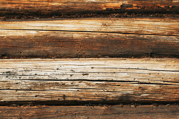 Brown wood texture. Wooden desk background. Knots pattern. Wood background. Natural rustic hardwood board texture. Grunge old weathered tree knot surface. Rustic and cracked backdrop.