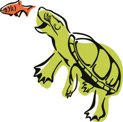 Snapping Turtle Graphic