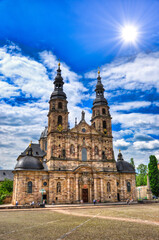 Fototapeta na wymiar Fuldaer Dom Cathedral in Fulda, Hessen, Germany