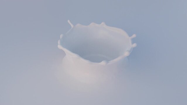 fresh milk on dropes.