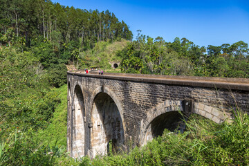 Fototapeta na wymiar Nine arch bridge in Sri Lanka