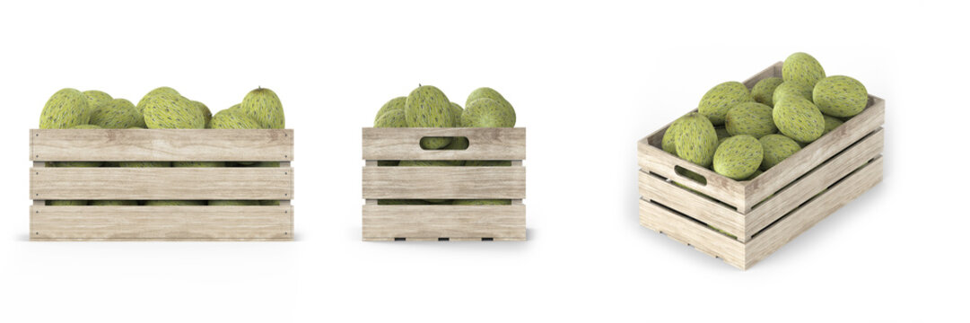 Vegetable wooden box