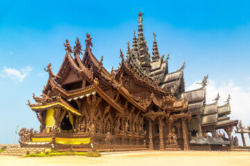 Naklejka premium Sanctuary of Truth in Pattaya