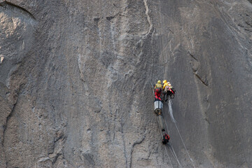 rock climbers, El Captain, California, US