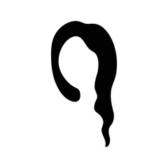 Beauty, hair icon. Editable vector graphics.