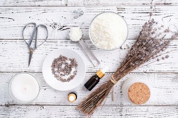 hand made candles from soy wax with lavender