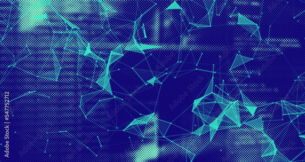 Wall mural vector futuristic technology background. digital network concept. big data analysis