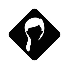 Perm, hair, saloon icon. Editable vector graphics.