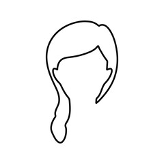 Perm, hair, saloon icon. Editable vector graphics.
