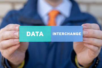 Concept of Data Interchange. EDI - Electronic Data Interchange Technology.
