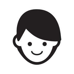 Woman hair vector icon on a white background. Editable vector illustration.
