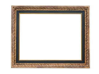 Vintage frame isolated on white