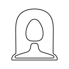 Woman long hair icon. Editable vector design.