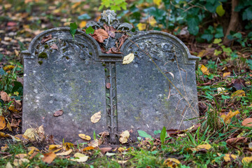 old grave yard hauted and decaying