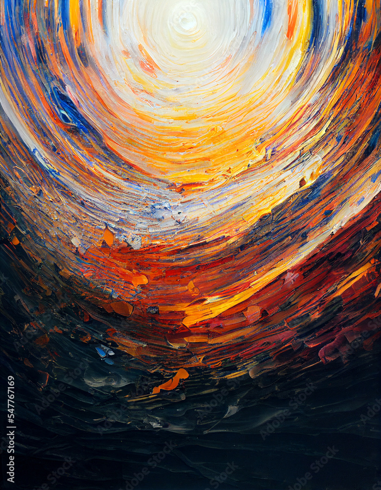 Canvas Prints abstract background with water digital art