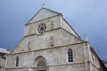 Fototapeta na wymiar Basilika Assumption of Mary in Pag, Croatia 