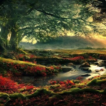 Beautiful 3D Nature and landscape wallpaper