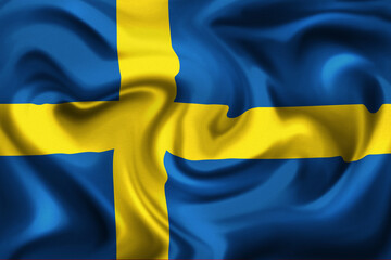 3d illustration, flag
Sweden