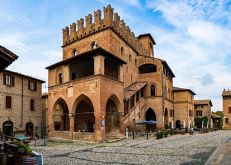 Palazzo del Podest&agrave; in Castell'Arquato. amazing palace, the biggest in town