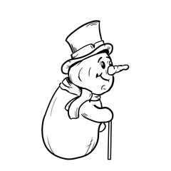 snowman vector illustration