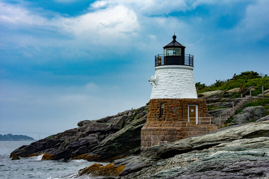 Lighthouse guarding the coastline