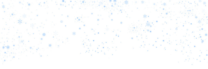 Schneeflocken blau