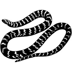 Naklejka premium Unique Animal Silhouette Vector