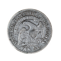 1830 Antique USA Half Dime Nickel Five Cent Coin