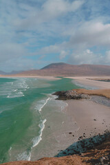 Luskentyre beacon on Harris, Scotland