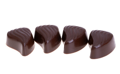 Obraz premium chocolate candies isolated
