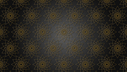 Islamic geometric background