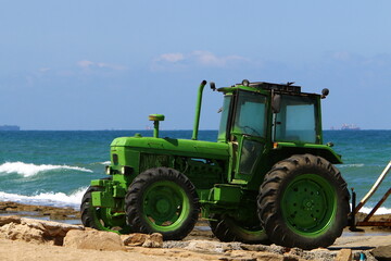 Work and working machines and tools in Israel.