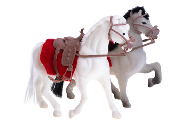 horse figurine isolated