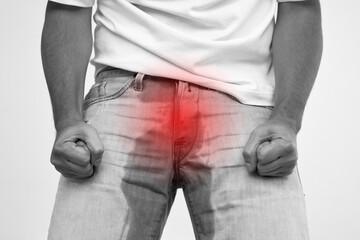 Man with prostate complication have problem with urinary incontinence.