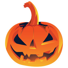 orange pumpkin on holiday halloween