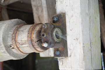 antique things in an old house