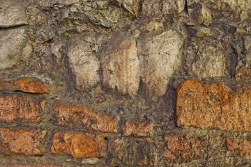 The old texture of the wall, the background of the building, the brick.