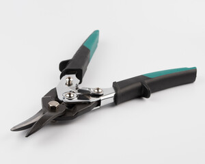Metal shears isolated on white